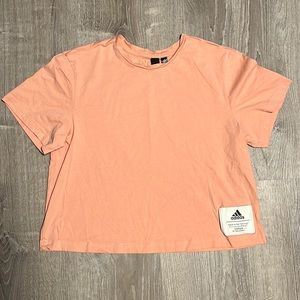 Women’s adidas Cropped Orange T-Shirt Size M